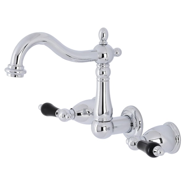 KS1251PKL Duchess 2-Handle Wall Mount Bathroom Faucet, Polished Chrome